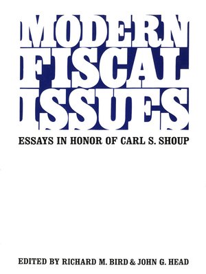 cover image of Modern Fiscal Issues